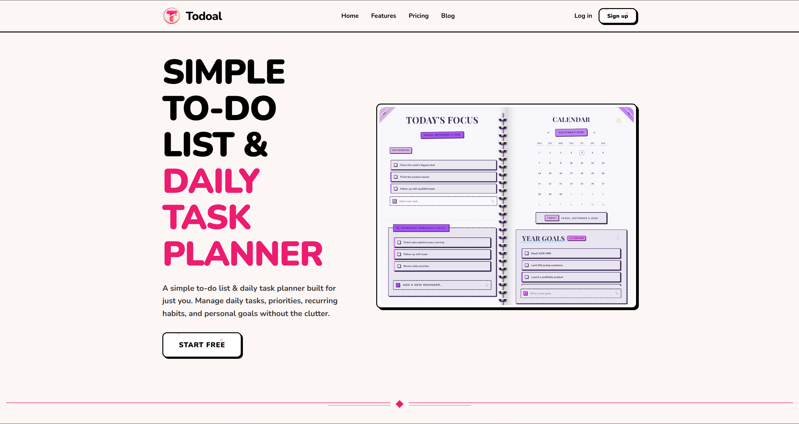 Todoal screenshot 1