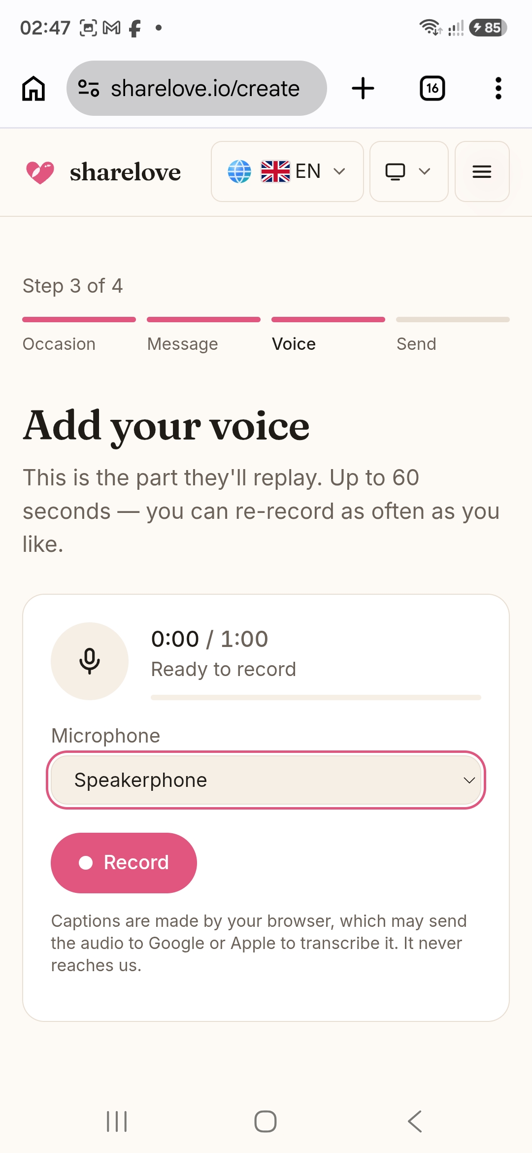 Sharelove.io screenshot 6