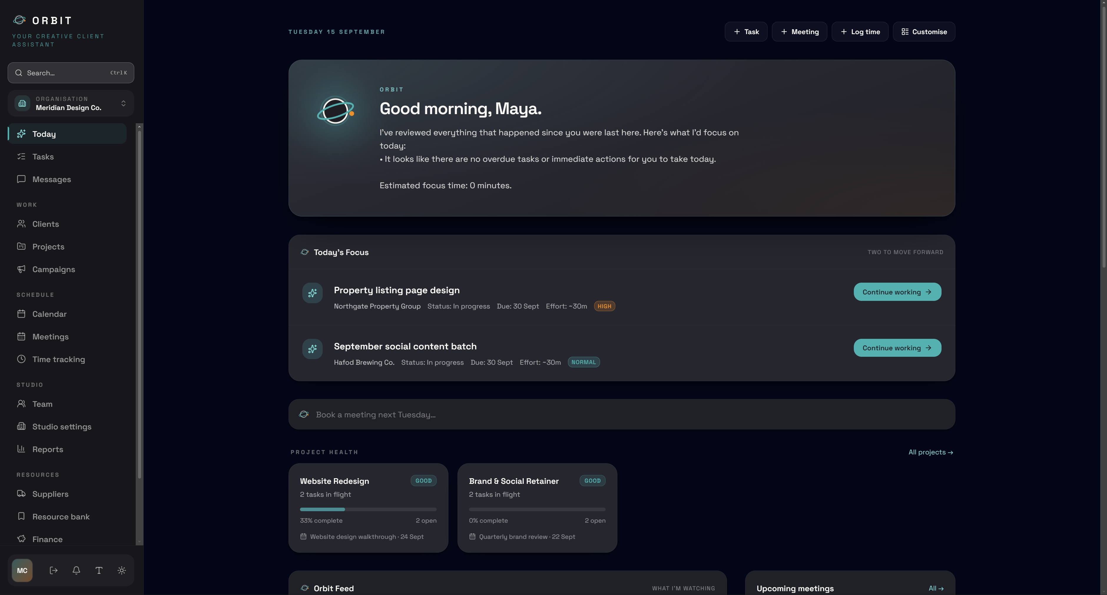 Orbit Studios screenshot 1