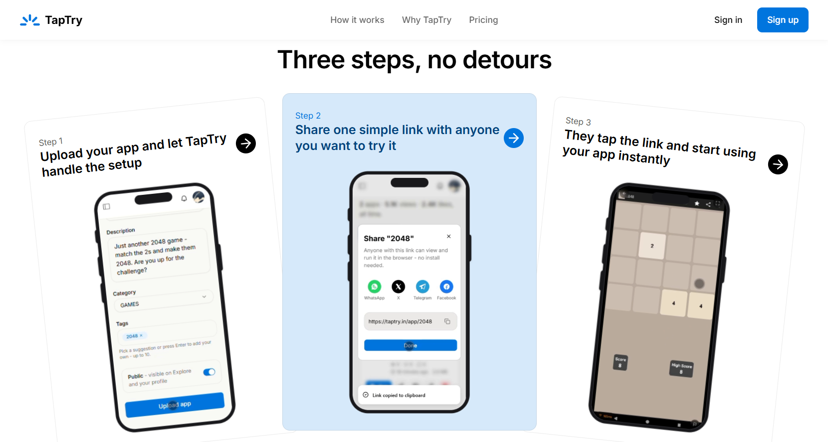 TapTry screenshot 1