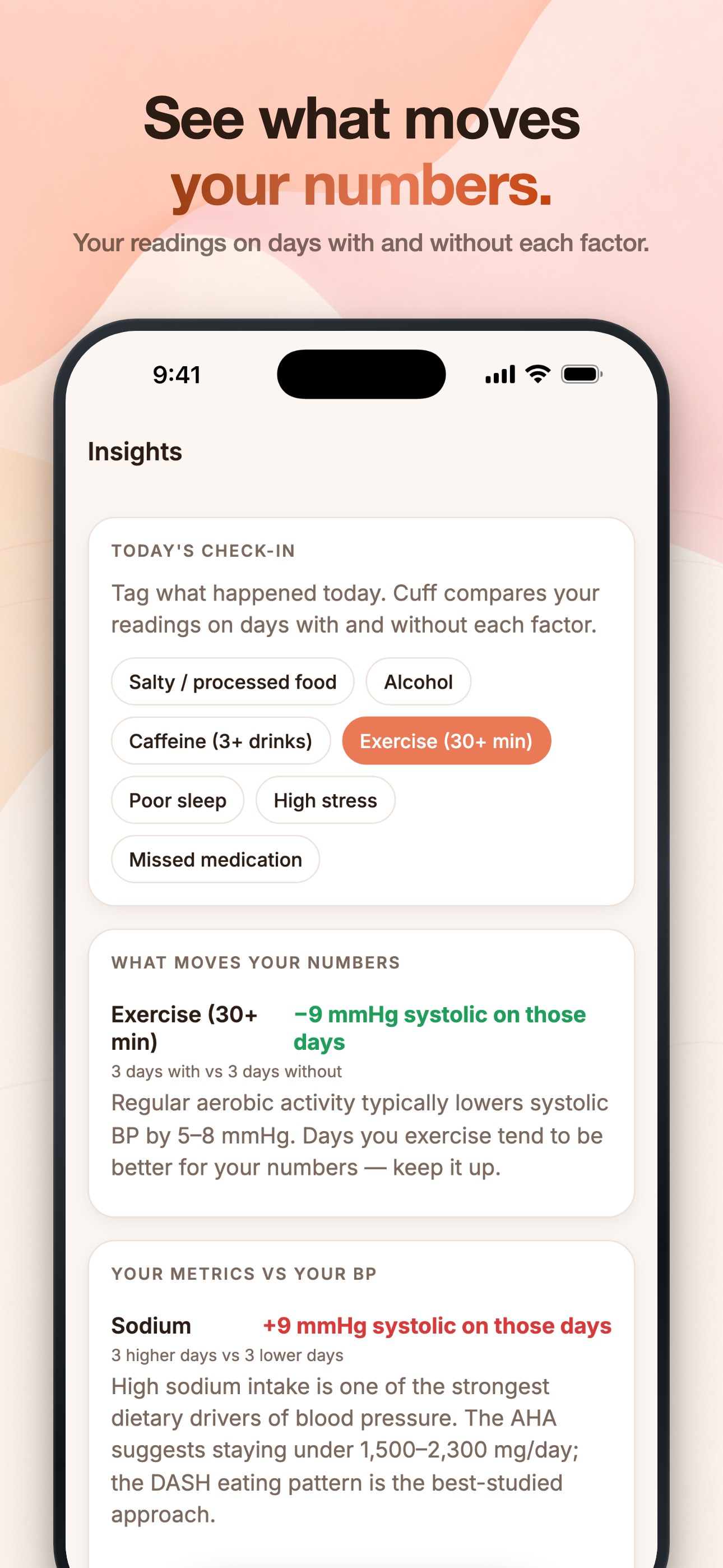 Cuff: Blood Pressure Tracker screenshot 3