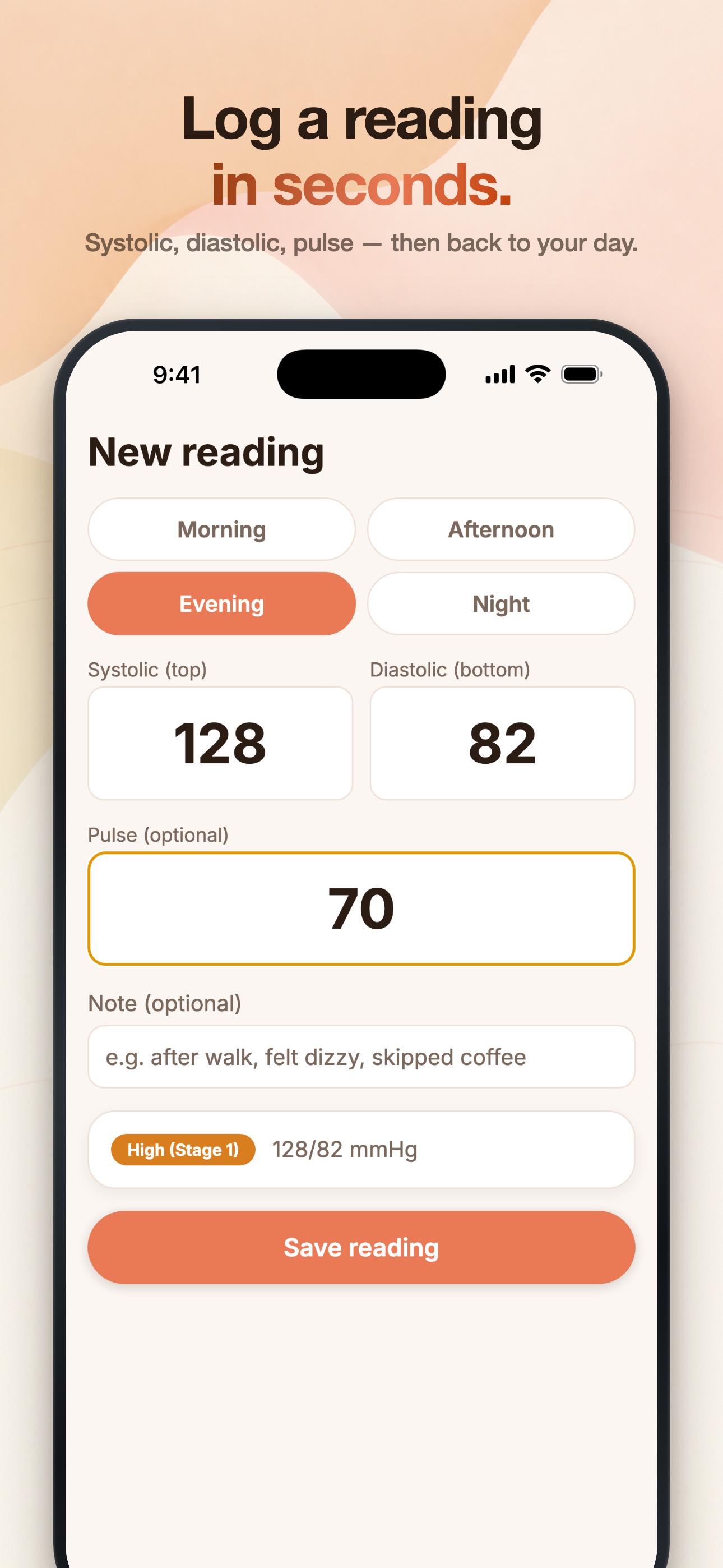 Cuff: Blood Pressure Tracker screenshot 4